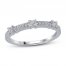 Diamond Anniversary Ring 1/6 ct tw in 10K White Gold