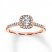 Previously Owned Diamond Engagement Ring 3/8 cttw 10K Rose Gold