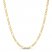 Men's Hollow Figaro Chain 14K Yellow Gold 24"