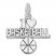 I Love Basketball Sterling Silver Charm