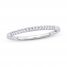 Diamond Wedding Band 1/15 ct tw Round-cut 14K White Gold