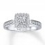 Leo Diamond Engagement Ring 3/4 ct tw 14K White Gold