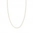 20" Figaro Chain Necklace 14K Yellow Gold Appx. 1.28mm