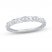 Diamond Anniversary Ring 1/15 ct tw Round-cut 10K White Gold