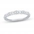 Diamond Anniversary Ring 1/15 ct tw Round-cut 10K White Gold