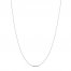 Chain Necklace 14K White Gold 18"