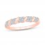 Diamond Anniversary Ring 1/3 ct tw 10K Rose Gold