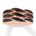 Black Diamond Ring 1/4 ct tw Round-cut 10K Rose Gold