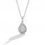 Diamond Necklace 1/10 ct tw Sterling Silver 18"