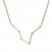 Pisces Zodiac Necklace 1/10 ct tw Diamonds 10K Yellow Gold