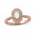 Opal & Diamond Ring 1/10 ct tw 10K Rose Gold