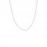 13" Adjustable Children's Cable Chain 14K White Gold Appx 1.2mm