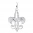 Fleur-de-Lis Charm Sterling Silver