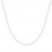 Box Chain Necklace 14K White Gold 24" Length