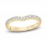 Monique Lhuillier Bliss Diamond Wedding Band 3/8 ct tw Round-cut 18K Yellow Gold