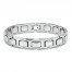 Men's Link Bracelet White Tungsten 8.5" Length