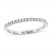 Diamond Wedding Band 1/10 ct tw Round-cut 10K White Gold