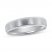 Satin Wedding Band Platinum 4mm