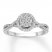 Diamond Engagement Ring 3/8 ct tw Round-cut 10K White Gold