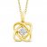 Center of Me Diamond Necklace 1/20 ct tw 10K Yellow Gold 18"