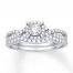 Diamond Bridal Set 3/8 ct tw Round-cut 14K White Gold