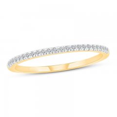 Diamond Wedding Band 1/10 ct tw 10K Yellow Gold