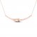 Love + Be Loved Necklace 10K Rose Gold 18"