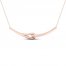 Love + Be Loved Necklace 10K Rose Gold 18"