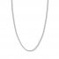18" Textured Rope Chain 14K White Gold Appx. 2.15mm