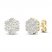 Diamond Fashion Earrings 1/4 ct tw Round-cut 10K Yellow Gold