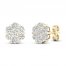 Diamond Fashion Earrings 1/4 ct tw Round-cut 10K Yellow Gold