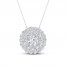 Lab-Created Diamonds by KAY Necklace 1-1/4 ct tw 14K White Gold