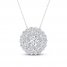 Lab-Created Diamonds by KAY Necklace 1-1/4 ct tw 14K White Gold