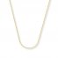 Wheat Chain Necklace 14K Yellow Gold 20" Length