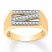 Men's Ring 1/4 ct tw Diamonds 10K Yellow Gold