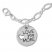 "Love You More" Charm Bracelet Sterling Silver 7"