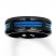 Wedding Band Stainless Steel Black/Blue Ion-Plating