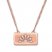 Emmy London Diamond Clutch Necklace 1/10 ct tw 10K Rose Gold