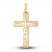 Faith Cross Charm 14K Two-Tone Gold