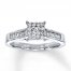 Previously Owned Ring 5/8 ct tw Diamonds 14K White Gold