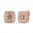 Le Vian Diamond Earrings 5/8 ct tw 14K Strawberry Gold