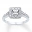 Diamond Ring 1/20 ct tw Round-cut Sterling Silver