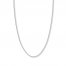 24" Rope Chain 14K White Gold Appx. 1.8mm