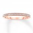 Diamond Anniversary Band 1/6 ct tw Round-cut 10K Rose Gold