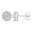 Diamond Stud Earrings 1/4 ct tw Sterling Silver