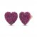 Le Vian Ruby Heart Earrings 14K Strawberry Gold