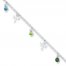 Dragonfly Anklet Sterling Silver 10" Length