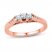 Diamond Ring 1/4 ct tw Round-cut 10K Rose Gold