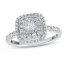 Diamond Engagement Ring 3/4 ct tw 14K White Gold