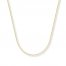 Cable Chain Necklace 14K Yellow Gold 18" Length